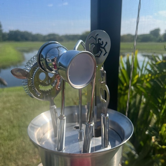 Bar Ware Disney Nightmare Before Christmas Bar Set Mixed Drinks Party Barware - Picture 6 of 16